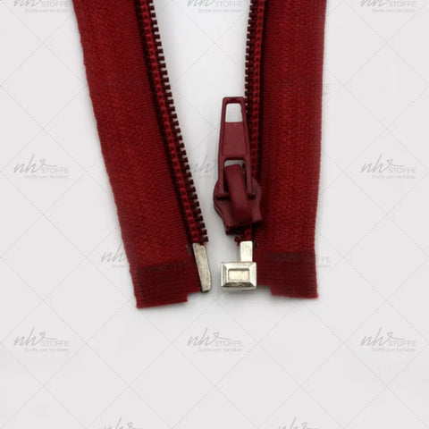 Reißverschluss Teilbar 70 cm Burgundy