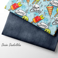 Jerseystoff Denim Dunkelblau