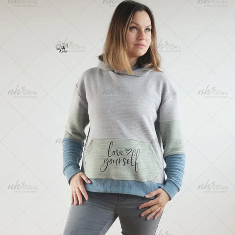 Schnittmuster Kuschelhoodie Mia 34-48