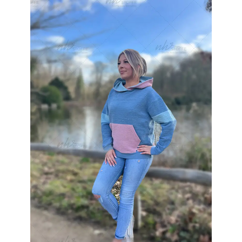 Schnittmuster Kuschelhoodie Mia 34-48