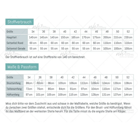 Schnittmuster Lieblingspullover Milana 34-52