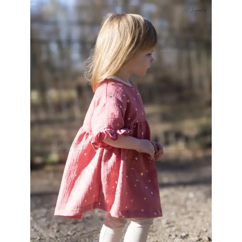 Schnittmuster Rüschenkleid Mariella Webware 74-158