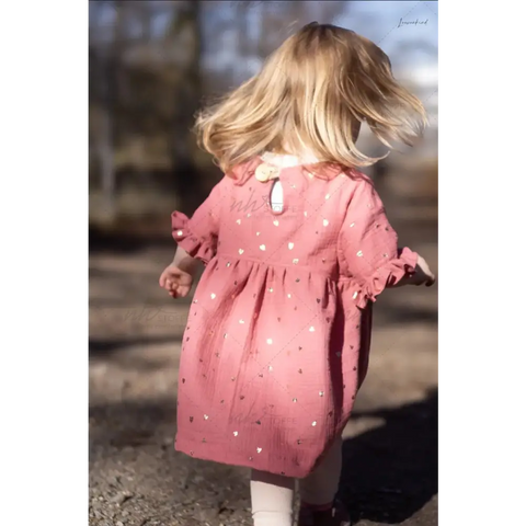 Schnittmuster Rüschenkleid Mariella Webware 74-158