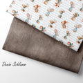 Jerseystoff Denim Schlamm