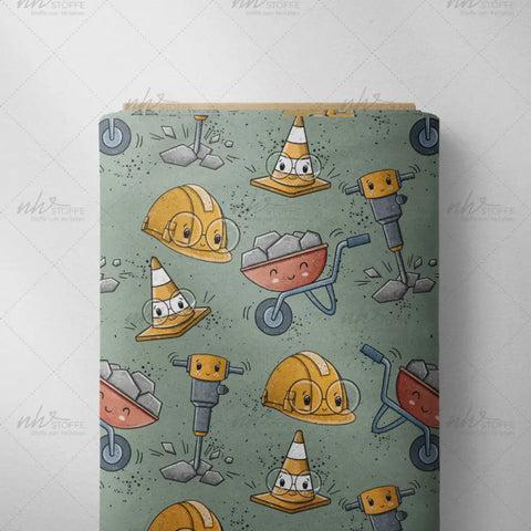 Softshell Baumeister Grün 3085