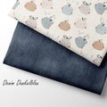 Jerseystoff Denim Dunkelblau
