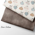 Jerseystoff Denim Schlamm