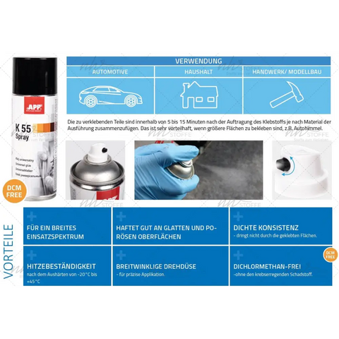 Sprühkleber Universalkleber APP K 55 Spray