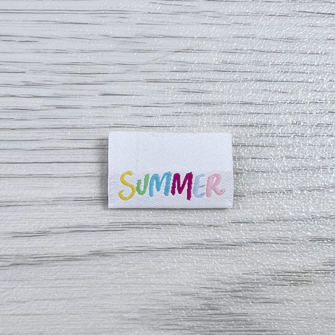 Weblabels Summer 4er Set