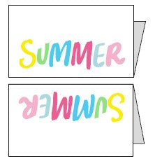 Weblabels Summer 4er Set
