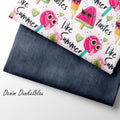 Jerseystoff Denim Dunkelblau