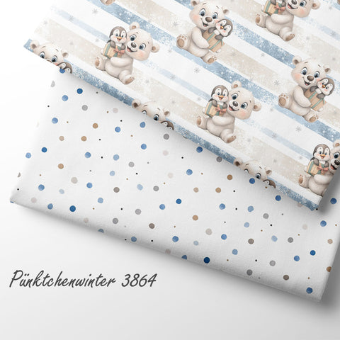 French Terry Pünktchenwinter 3864 (Bio) VORBESTELLUNG