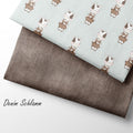Jerseystoff Denim Schlamm