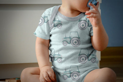 Jerseystoff Traktor