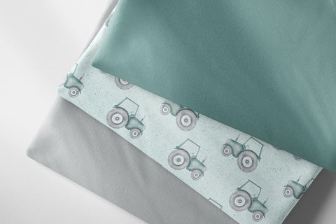 Jerseystoff Traktor