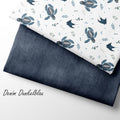 Jerseystoff Denim Dunkelblau