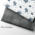 French Terry Denim Dunkelgrau (Bio)
