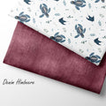 French Terry Denim Himbeere