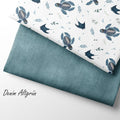 French Terry Denim Altgrün (Bio)
