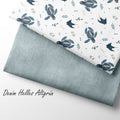 Jerseystoff Denim Helles Altgrün