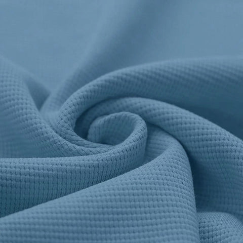 Waffelstrick (Waffeljersey) Dark Jeans