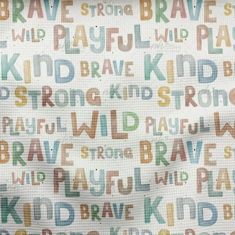 Waffelstrick Light Good Words (Bio)