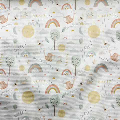 Waffelstrick Light Hello Sunshine (Bio)