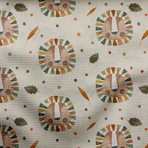 Waffelstrick Light Jungle King Neutral