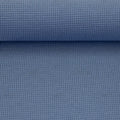 Waffelstrick (Waffeljersey) Clarissa helles Rauchblau 258 *Neu*