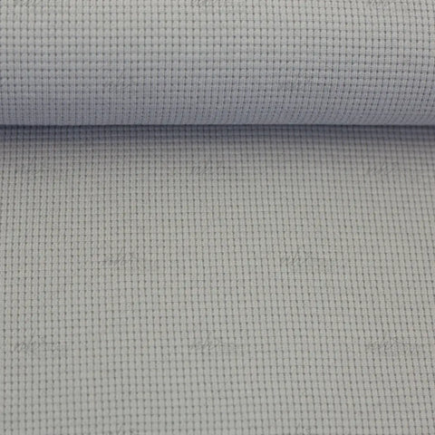 Waffelstrick (Waffeljersey) Clarissa Hellgrau 183 *Neu*