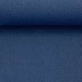 Waffelstrick (Waffeljersey) Clarissa Jeansblau 743 *Neu*