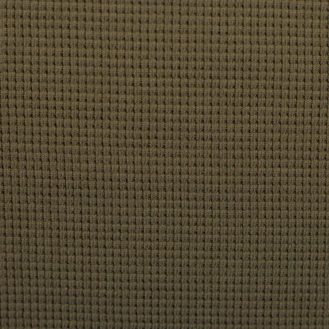 Waffelstrick (Waffeljersey) Clarissa Khaki 768 *Neu*