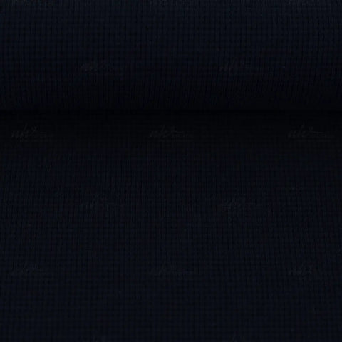 Waffelstrick (Waffeljersey) Clarissa Navy 597 *Neu*