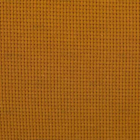 Waffelstrick (Waffeljersey) Clarissa Ocker 315 *Neu*