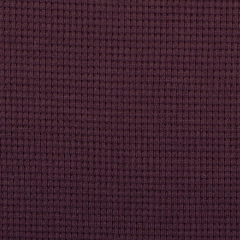 Waffelstrick (Waffeljersey) Clarissa Pflaume 938 *Neu*