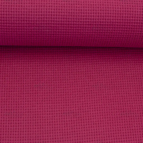 Waffelstrick (Waffeljersey) Clarissa Pink 934 *Neu*