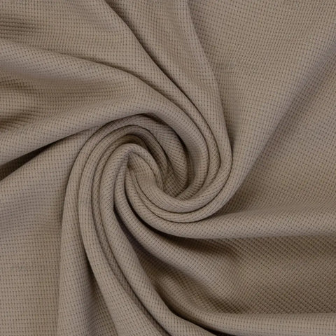 Waffelstrick (Waffeljersey) Clarissa Taupe 173 *Neu*