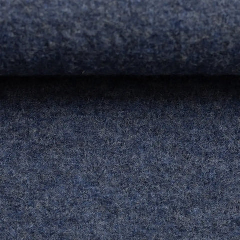 Walkloden Naomi Melange Jeansblau Meliert 1744