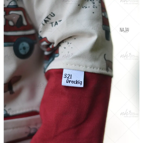 Weblabels 3 2 1 Dreckig 4er Set