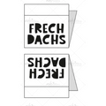 Weblabels Frechdachs Weiß Schwarz 4er Set