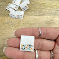 Weblabels Hakuna Matata 4er Set