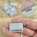 Weblabels Handmade 4er Set