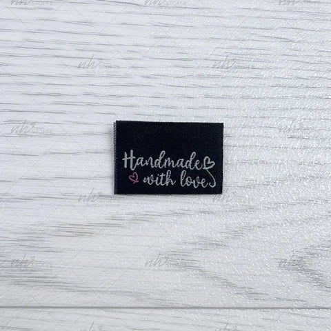 Weblabels Handmade with Love 4er Set