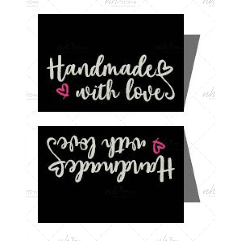 Weblabels Handmade with Love 4er Set
