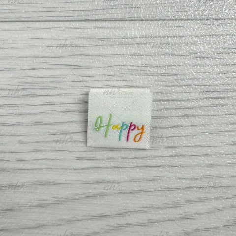 Weblabels Happy 4er Set