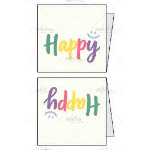 Weblabels Happy:) 4er Set
