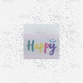 Weblabels Happy:) 4er Set