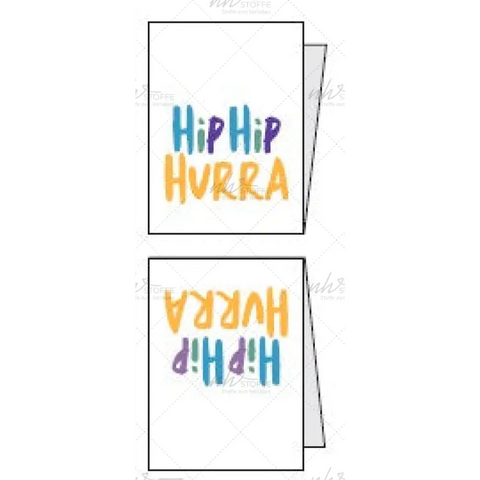 Weblabels Hip Hip Hurra 4er Set