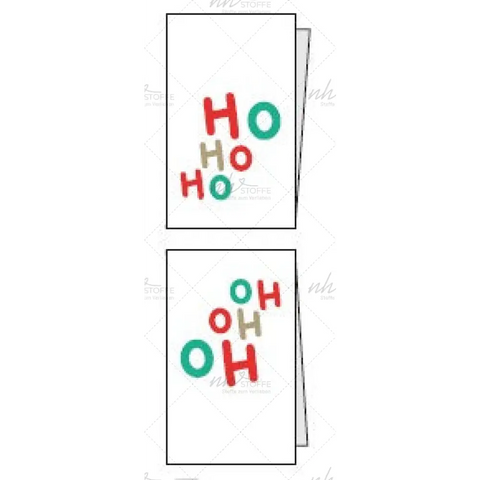 Weblabels HoHoHo 4er Set