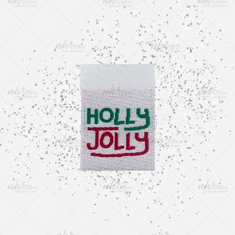 Weblabels Holly Jolly 4er Set